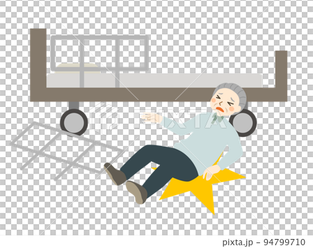 Bed fall Elderly 94799710