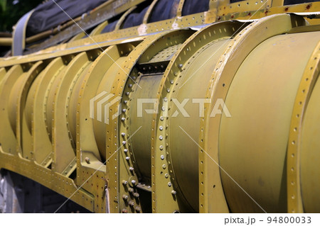 airplane airframe or fuselage without panels installed, The layout of the airplane structural. airplane airframe or fuselage without panels installed, The layout of the airplane structural. 94800033