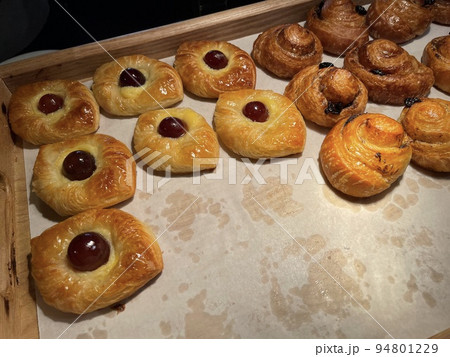 freshly baked danish pastry with apricot jam fruity jelly super delicious warm fresh buttery baked pastries with apricot and peach freshly baked danish pastry with apricot jam fruity jelly super delicious warm fresh buttery baked pastries with apricot and peach 94801229