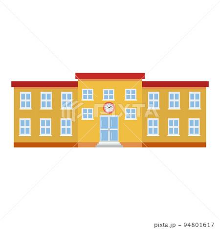 High school building icon vector High school building icon vector 94801617