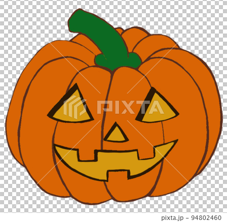 オレンジのカボチャのジャック・オー・ランタン 94802460