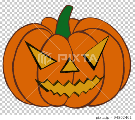 オレンジのカボチャのジャック・オー・ランタン オレンジのカボチャのジャック・オー・ランタン 94802461