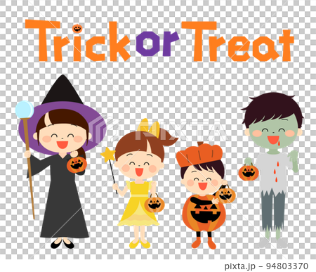 ハロウィン仮装をする子供たち ハロウィン仮装をする子供たち 94803370