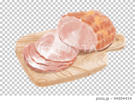 Watercolor ham 01_2 94804434