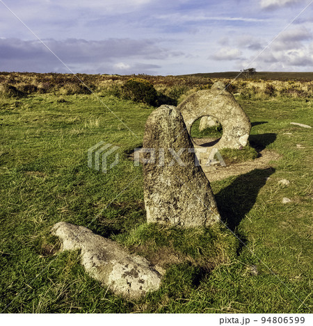 Men-an-Tol known as Men an Toll or Crick Stone 94806599