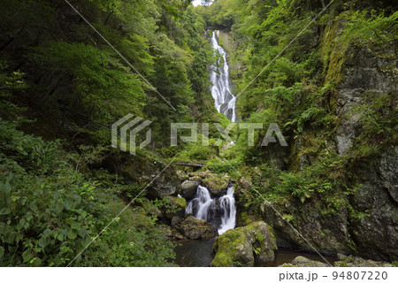 神庭の滝自然公園　神庭の滝（岡山県真庭市神庭） 94807220