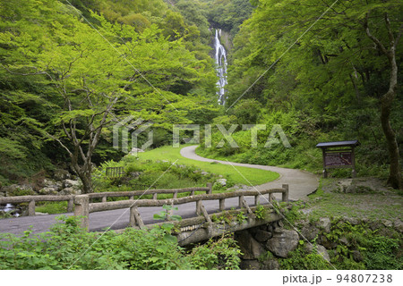 神庭の滝自然公園　神庭の滝（岡山県真庭市神庭） 94807238