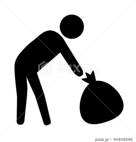 ゴミ捨てをする人 94808996