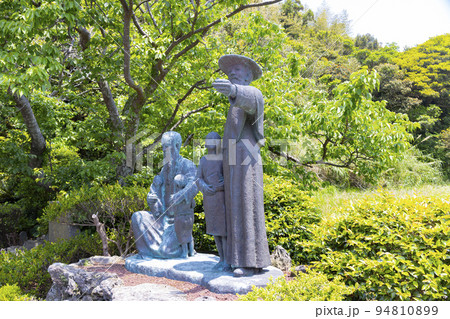 福江島 堂崎天主堂 キリシタン庭園 マルマン神父とペルー神父の像 福江島 堂崎天主堂 キリシタン庭園 マルマン神父とペルー神父の像 94810899