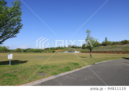 群馬県太田市の北部運動公園の風景 94811119