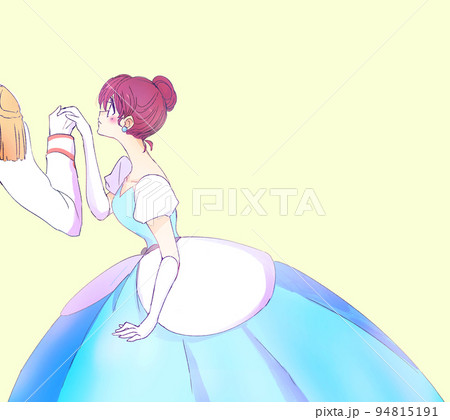 anime princess and prince drawing