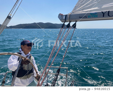 沼島からセーリング（兵庫県 南あわじ市 ヨット） 94816015