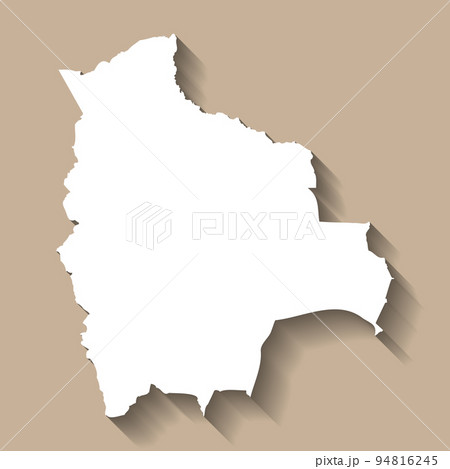 Bolivia vector country map silhouette 94816245