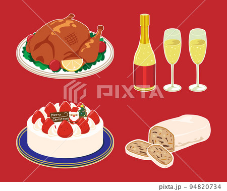 クリスマスセット・大人数向けA(白フチあり) クリスマスセット・大人数向けA(白フチあり) 94820734