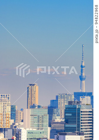 【東京都】1月・東京スカイツリーと世田谷区の街並み 【東京都】1月・東京スカイツリーと世田谷区の街並み 94822968
