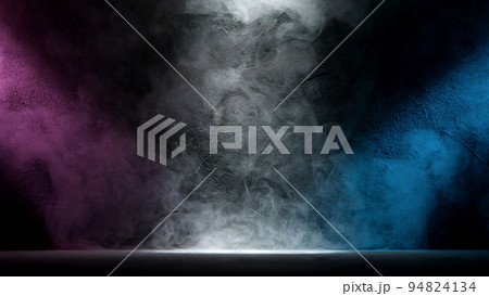 Neon atmospheric smoke, abstract background, close-up. Neon atmospheric smoke, abstract background, close-up. 94824134