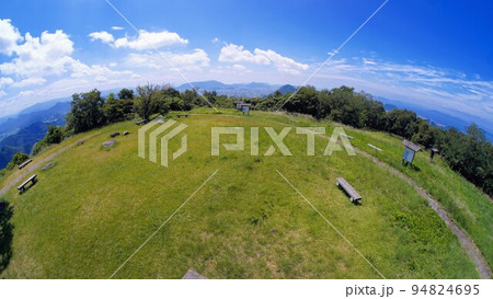 坂出・城山（きやま）山頂からの展望　魚眼 94824695