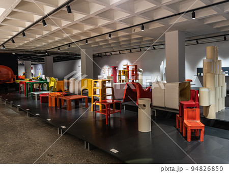 Laeken, Brussels, Belgium, Exposition of contemporary art objects in the Brussels Design museum ADAM Laeken, Brussels, Belgium, Exposition of contemporary art objects in the Brussels Design museum ADAM 94826850