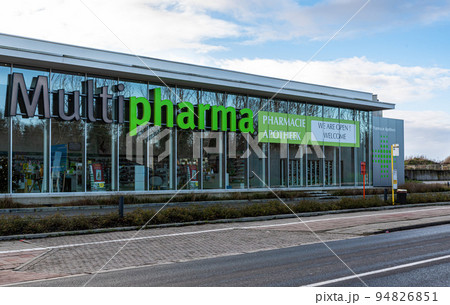 Anderlecht, Brussels Capital Region - Belgium - The Multi Pharma outlet store and headquarters Anderlecht, Brussels Capital Region - Belgium - The Multi Pharma outlet store and headquarters 94826851