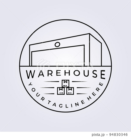 warehouse building concept logo icon symbol vector illustration design warehouse building concept logo icon symbol vector illustration design 94830346