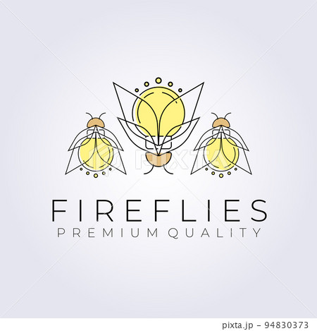 Creative firefly logo vector illustration design graphic 94830373