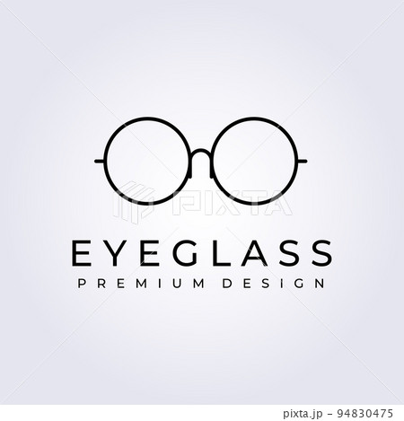 eye glass, spectacles logo vector illustration design graphic 94830475
