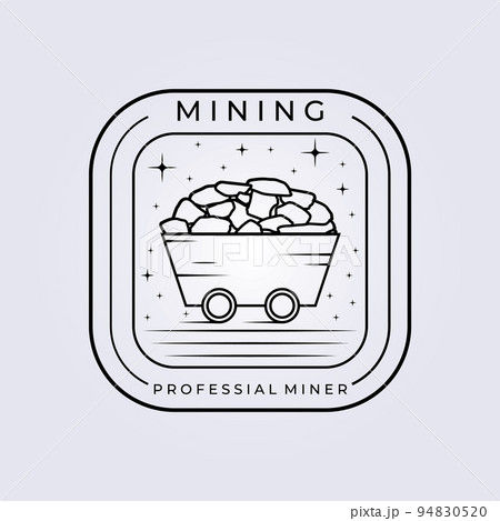 mining hardware train logo vector illustration design mining hardware train logo vector illustration design 94830520