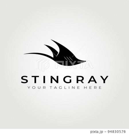 animals sea , stingray logo vector illustration design graphic, vintage animal logo 94830576
