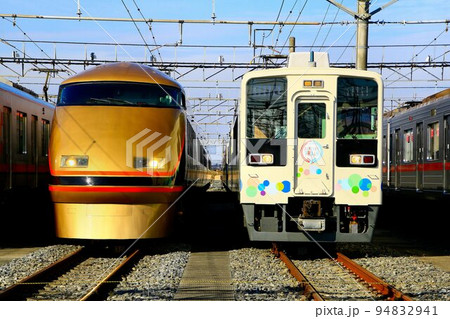 ファン感謝デーに勢揃いした東武電車 ～南栗橋・東武ファンフェスタ 94832941