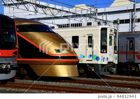 ファン感謝デーに勢揃いした東武電車 ～南栗橋・東武ファンフェスタ 94832943