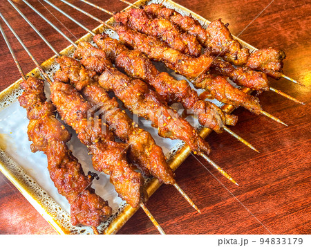 中国シルクロード料理・烤羊肉串（ラムの串焼き） 94833179