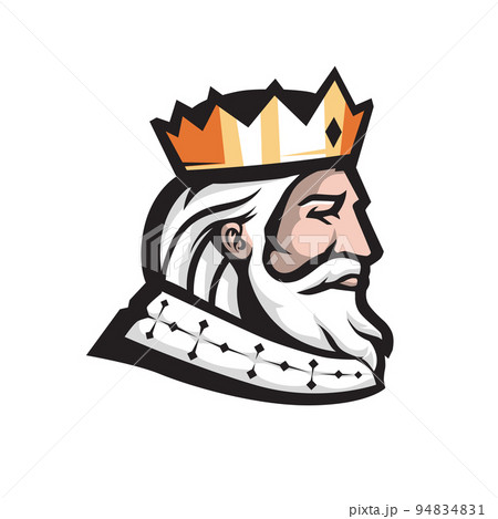 wise King Head Mascot 94834831