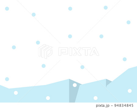 冬をイメージした氷と雪の背景イラスト 冬をイメージした氷と雪の背景イラスト 94834845