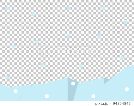 冬をイメージした氷と雪の背景イラスト 冬をイメージした氷と雪の背景イラスト 94834845