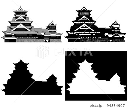 熊本城　天守　セット 94834907