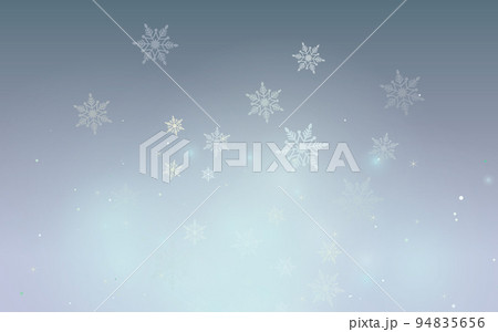 雪の結晶の背景 94835656