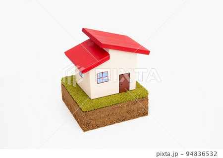 住宅の地盤 断面 イメージ 住宅の地盤 断面 イメージ 94836532