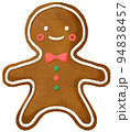 ジンジャークッキー、ジンジャーブレッドマンのイラスト素材 94838457