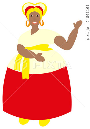 woman in traditional brazilian costume 94841161