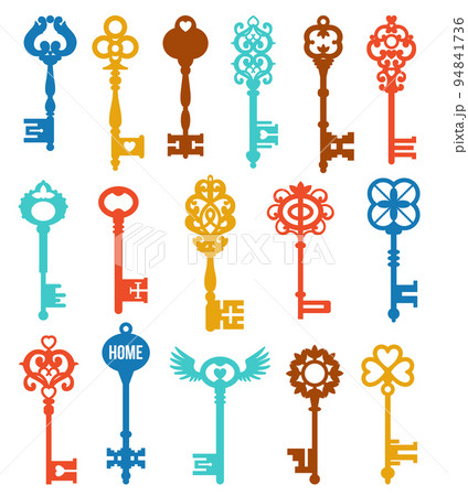 Colorful Keys Set 94841736