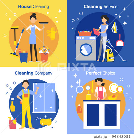 Cleaning People Concept Cleaning People Concept 94842081