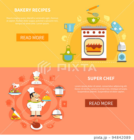 Cooking Horizontal Banners 94842089