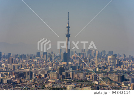 東京スカイツリーと東京の都市風景 東京スカイツリーと東京の都市風景 94842114