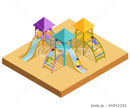 Isometric Playground Composition Isometric Playground Composition 94842265