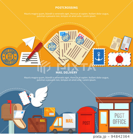 Postal Services Banners 94842364