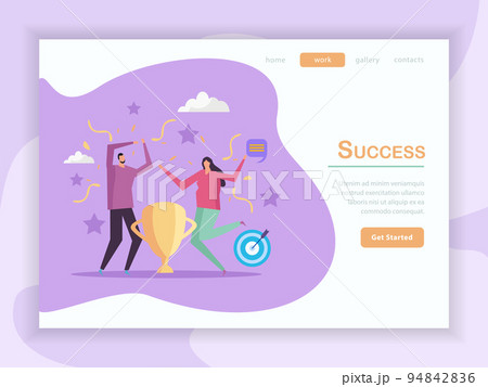 Success Concept Landing Page Success Concept Landing Page 94842836