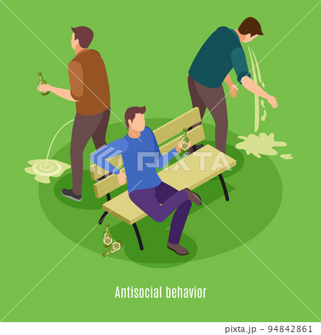 Alcoholism Isometric Background Poster Alcoholism Isometric Background Poster 94842861
