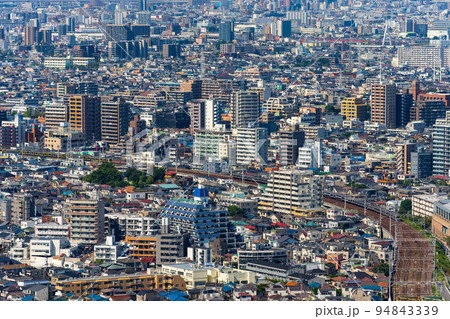 首都圏の密集したオフィス街と住宅地のイメージ 首都圏の密集したオフィス街と住宅地のイメージ 94843339