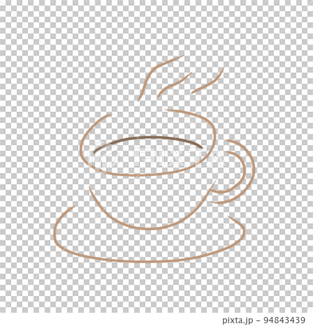 Handwritten coffee illustration 94843439