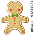 プレーンのジンジャークッキー、ジンジャーブレッドマンのイラスト素材 94845021